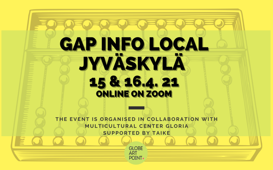 GAP INFO LOCAL JYVÄSKYLÄ 15.4. & 16.4.21, online