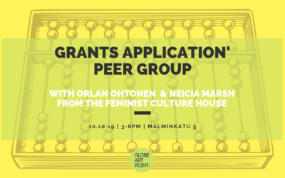 10.10.19 – Grants Application peer group with Orlan Ohtonen  & Neicia Marsh