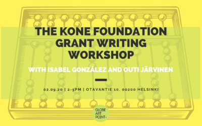 THE KONE FOUNDATION GRANT WRITING WORKSHOP, 2.9. 2020