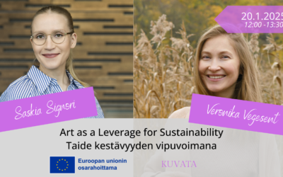KUVATA WEBINAR: Art as a Leverage for Sustainability