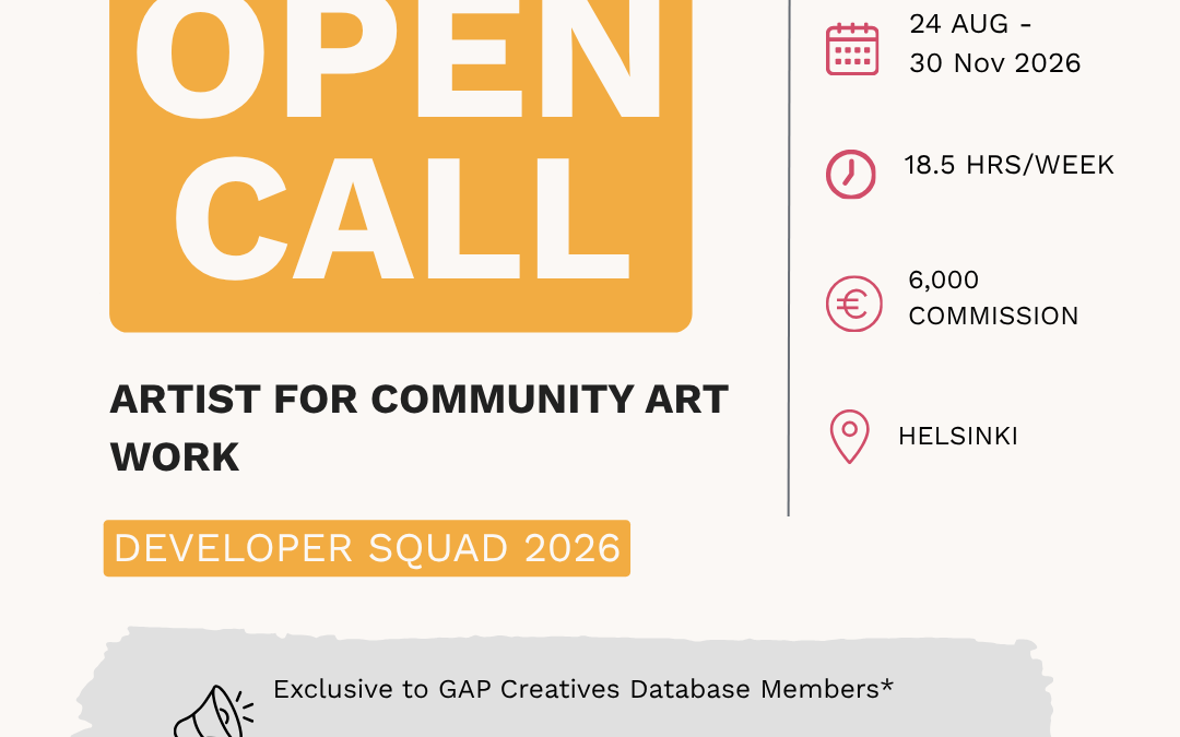 Open Call: Artist for Community Art Commission – Developer Squad Project