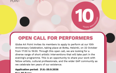 Open Call for Performers: GAP 10th Anniversary Celebration